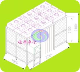 百级洁净棚产品 硅净净化 合肥无尘室洁净棚厂家直销