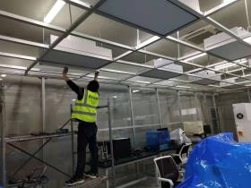 承接江浙沪皖无尘车间装修施工宣城小型洁净棚施工高效过滤器更换与安装